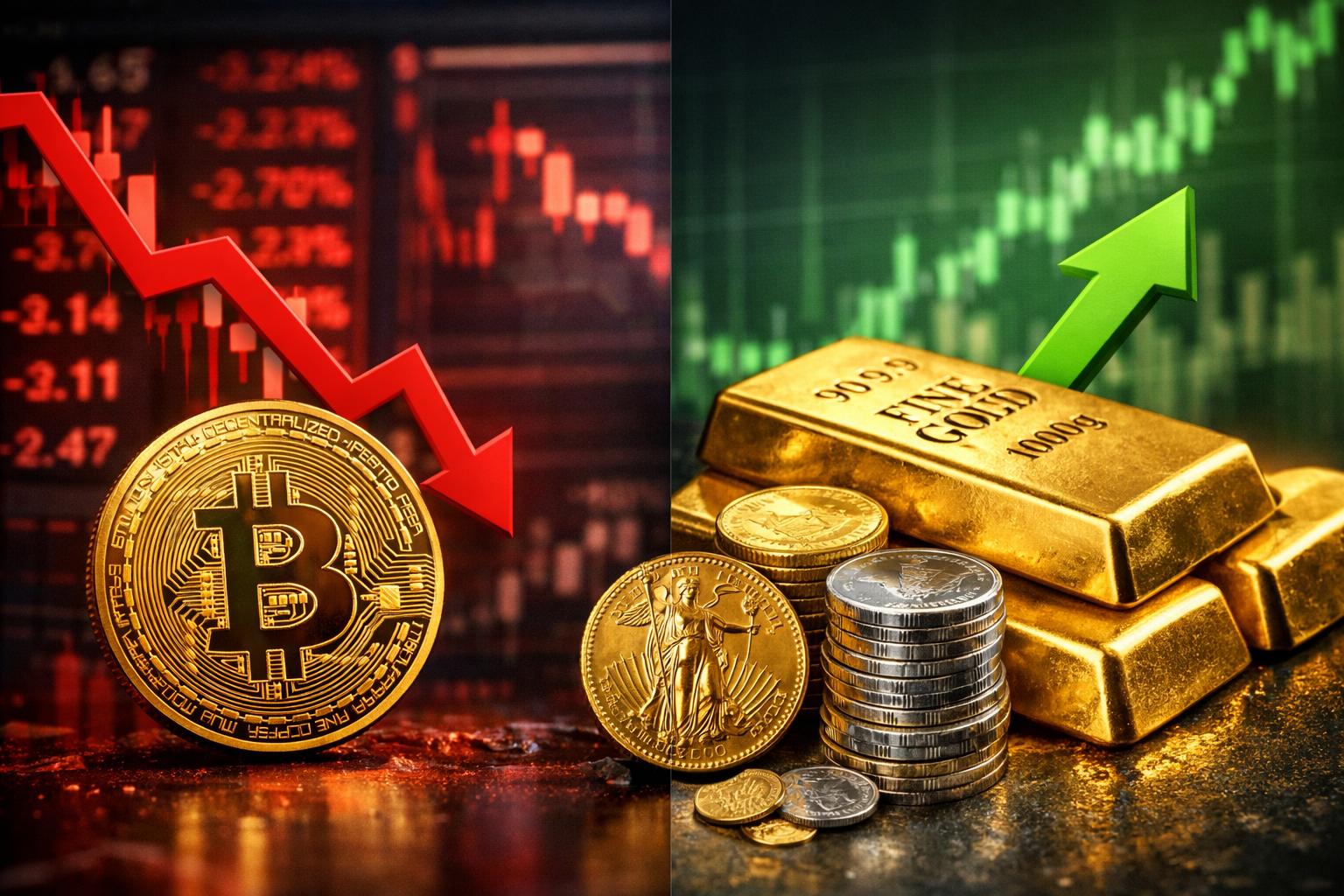 Bitcoin Tertekan, Harga Logam Mulia Mencatat Rekor Baru dan Menyerap Arus Modal Investor